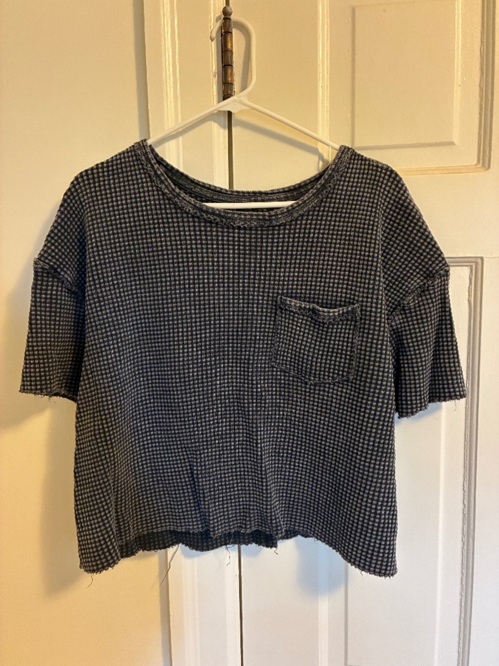 anthropologie pilcro waffle tee